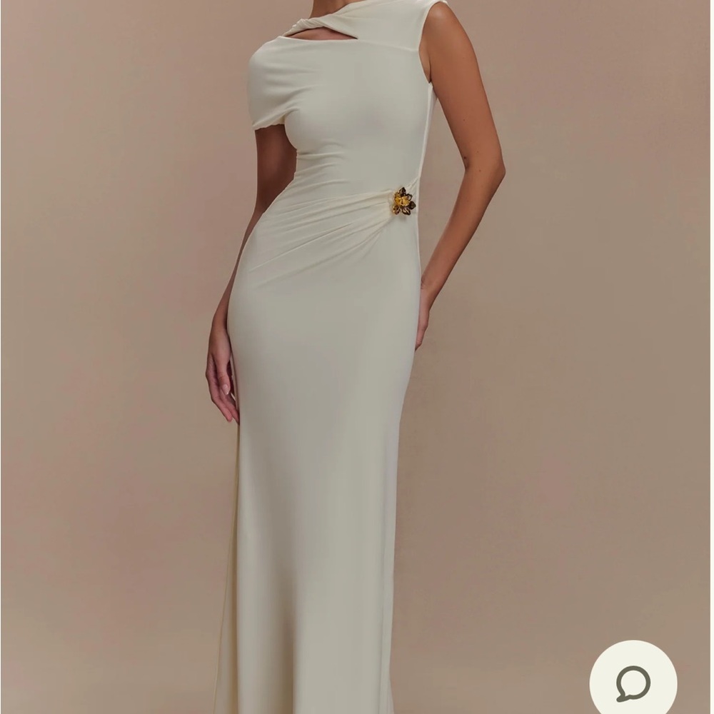 MESHKI Ivory Dress